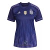 Officiële Voetbalshirt Argentinië 3 Star Uit WK 2022 - Dames